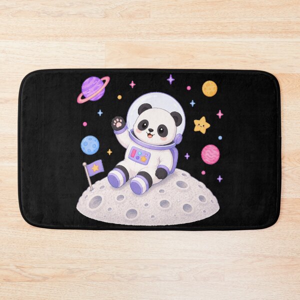 Item preview, Cute Kawaii Panda Astronaut on the Moon designed and sold by Seculinator.
