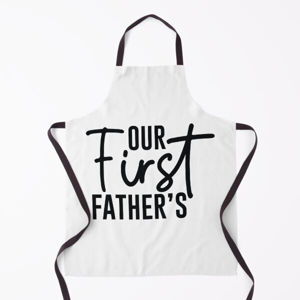 Item preview, Our First Fathers Day - Cute First Fathers Day Retro Vintage New Dad Husband Family Born Baby Love Cool Gift designed and sold by FuzionRaptor.