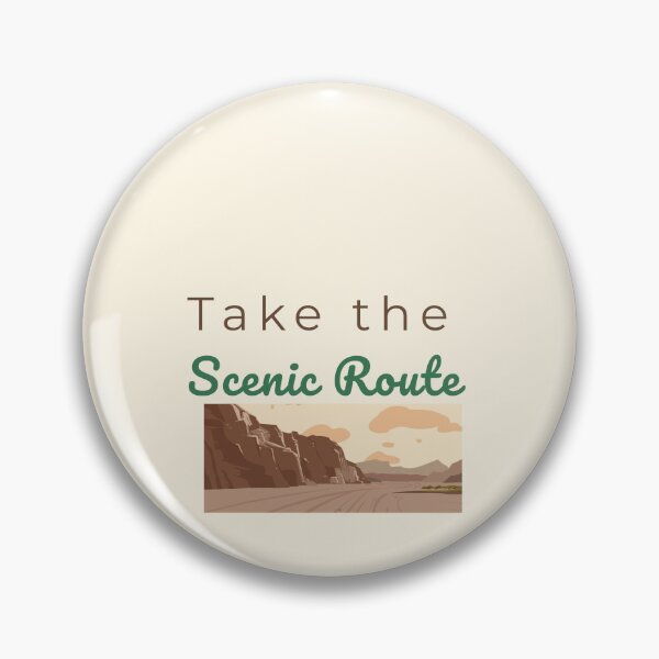 Item preview, Take the Scenic Route – Minimal Adventure Design designed and sold by J-Nature-Vibes.