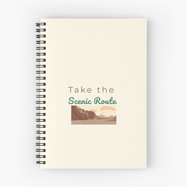 Item preview, Take the Scenic Route – Minimal Adventure Design designed and sold by J-Nature-Vibes.