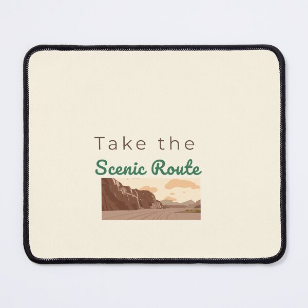Item preview, Take the Scenic Route – Minimal Adventure Design designed and sold by J-Nature-Vibes.