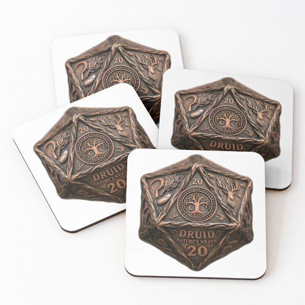 Item preview, Druid D20 Dice RPG Nature's Wrath Fantasy Art designed and sold by DeerHouse.
