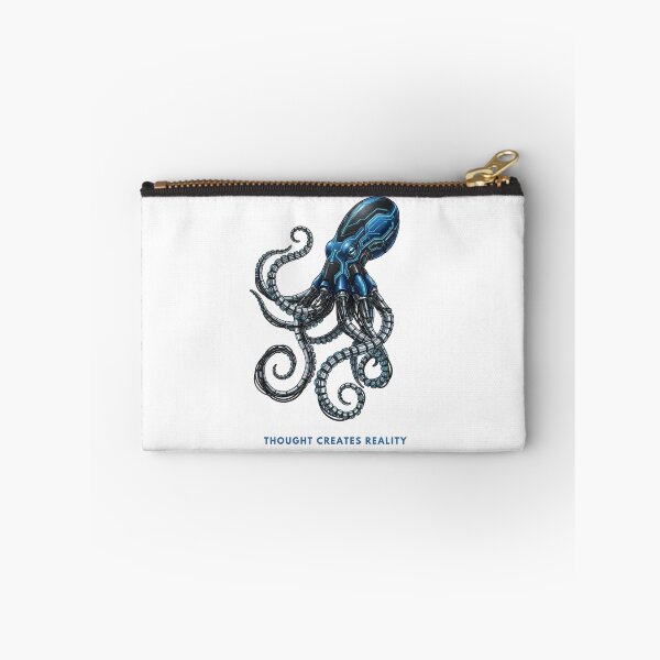 Item preview, Thought Creates Reality: Cyber Octopus Biomechanical Art designed and sold by CalmFrameArt.