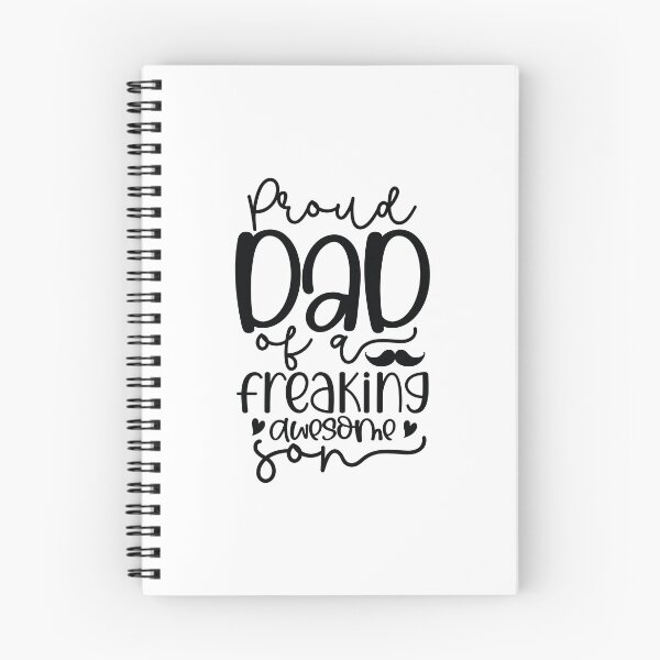 Item preview, Proud Dad Of A Freaking Awesome Son - Cute Fathers Day Retro Vintage Super Husband Family Love Cool Funny Gift designed and sold by FuzionRaptor.