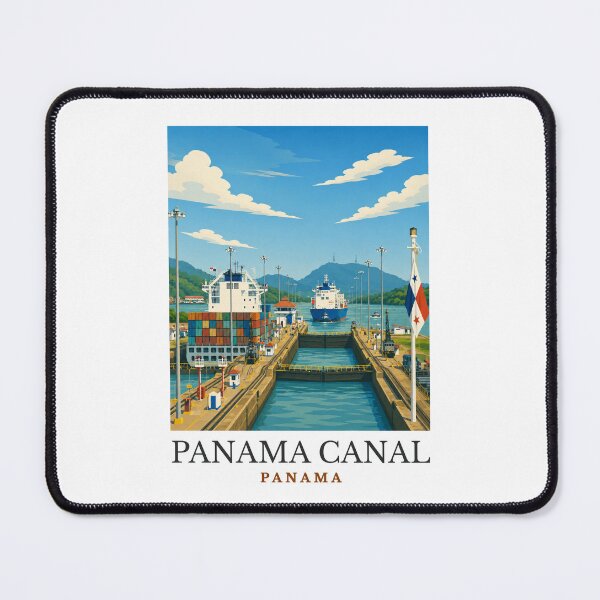 Item preview, Panama Canal - Panama designed and sold by GoodOldVintage.
