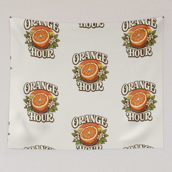 Item preview, Orange Hour Classic T-Shirt  designed and sold by Lulu Shop.