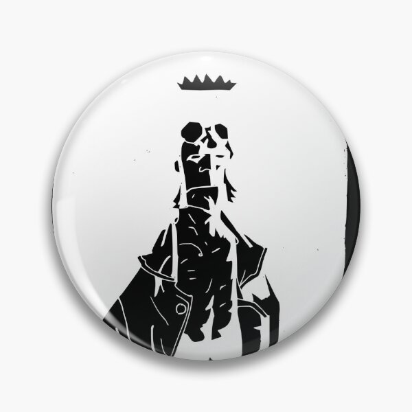 Item preview, The Shadow King: Hellboy Minimalist Tribute - Dark Version designed and sold by BarnBurns.