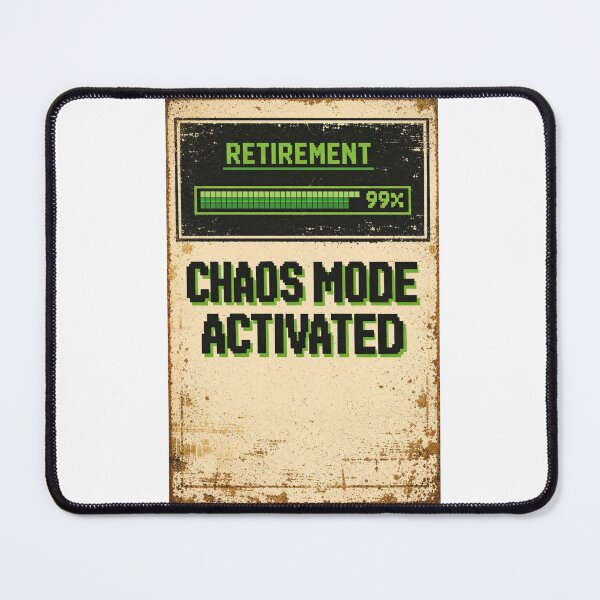 Item preview, Retirement Loading Chaos Mode Activated — Funny Retirement Gift for Coworkers designed and sold by Print Loft.