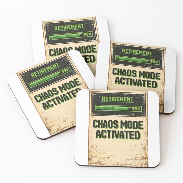 Item preview, Retirement Loading Chaos Mode Activated — Funny Retirement Gift for Coworkers designed and sold by Print Loft.