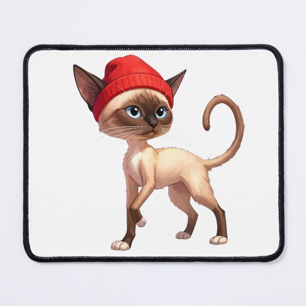Item preview, Siamese Sam Cool Cattytude Mascot – Sleek Siamese Cat Character designed and sold by Pioneer Spirit Market.