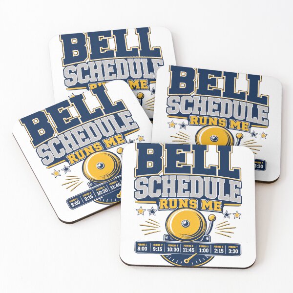 Item preview, Funny gift for teachers, Bell Schedule Runs designed and sold by pirminio.
