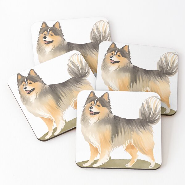 Item preview, Watercolour Finnish Lapphund designed and sold by TheresaNicole.