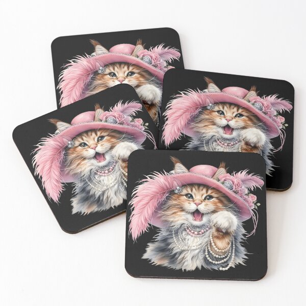Item preview, Gabby Cattytude Mascot – Sassy Cat Character (black) designed and sold by Pioneer Spirit Market.