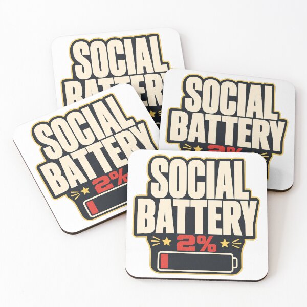 Item preview, Funny gift, Social Battery 2% Gen Z humor designed and sold by pirminio.