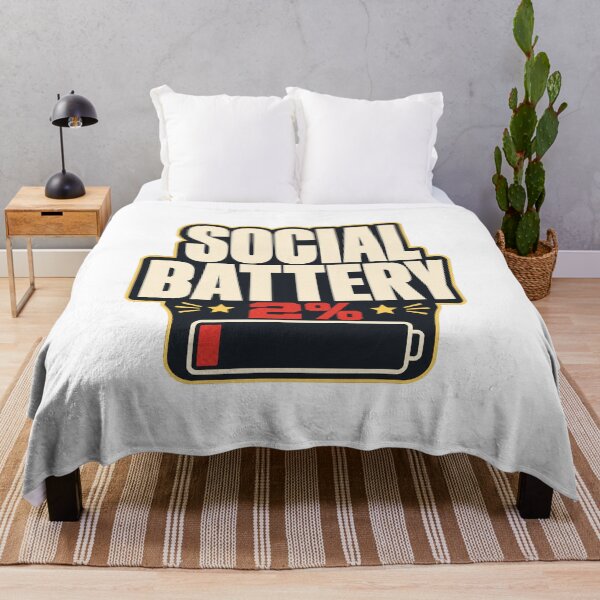Item preview, Funny gift, Social Battery 2% Gen Z humor designed and sold by pirminio.