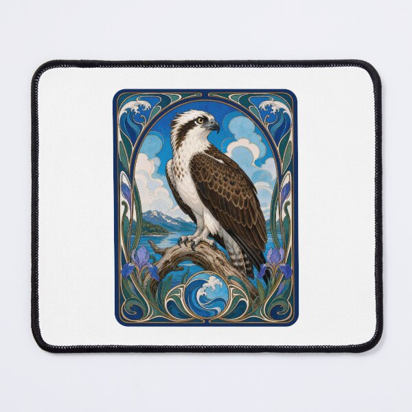 Item preview, Osprey Art Nouveau Bird of Prey Design designed and sold by AntiqueImages.