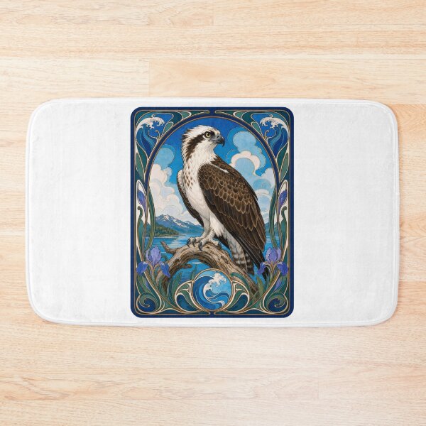 Item preview, Osprey Art Nouveau Bird of Prey Design designed and sold by AntiqueImages.