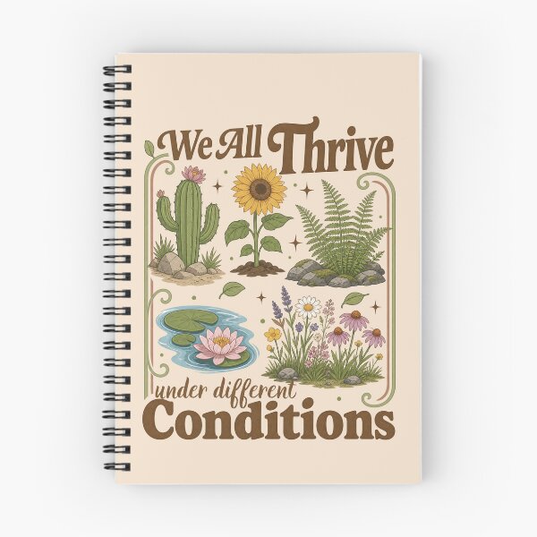Item preview, We All Thrive Under Different Conditions Cactus Flowers  designed and sold by SunfullyYours.