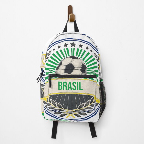 Item preview, Brasil Vintage Soccer Crest — Retro Brazil Football Badge Fan Emblem designed and sold by icemanphotos.