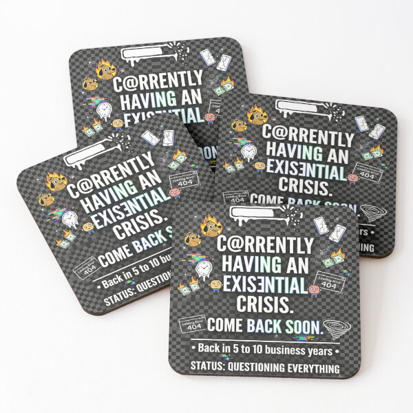 Item preview, Currently Having Existential Crisis BRB Funny  designed and sold by NoNameDrops.