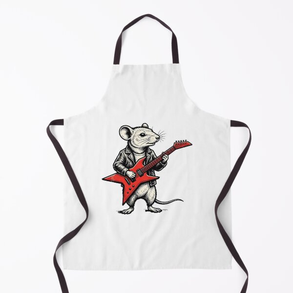 Item preview, Cool Rocker Mouse Heavy Metal Guitarist designed and sold by Smoking_Animals .