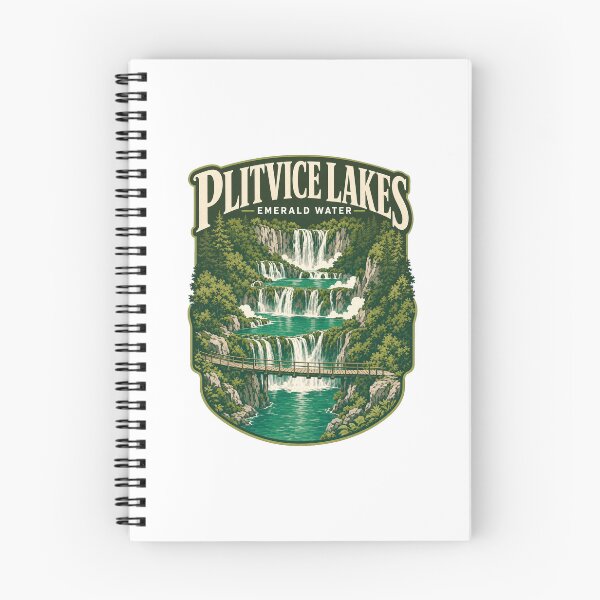 Item preview, Plitvice Lakes Croatia Emerald Water Travel Scene designed and sold by pirminio.