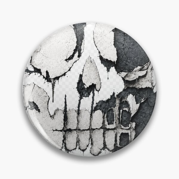 Item preview, Broken Skull Grunge Shirt – Distressed Gothic Skull Art designed and sold by UrbanPrintVibes.