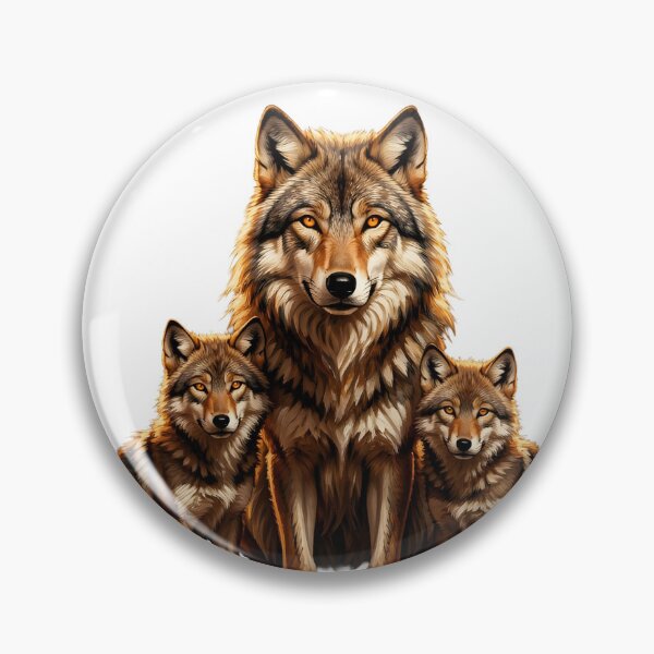 Item preview, Celtic Wolf Knotwork Sacred Emblem Gold Art designed and sold by SupernovaNote.