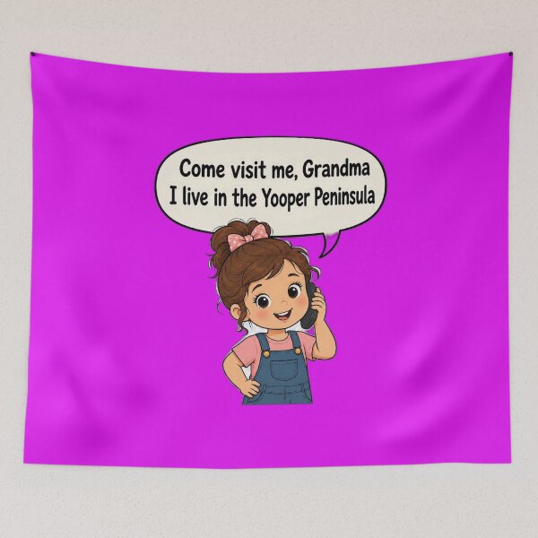Item preview, Yooper Peninsula - A cute, child-like "error" designed and sold by 2BrokeYoopers.