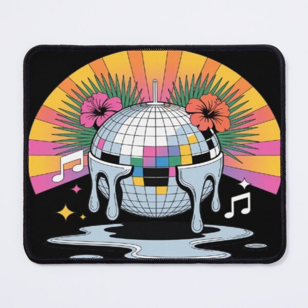 Item preview, Funny Melting Colorful Disco Ball in Summer Heat designed and sold by DailySparks.