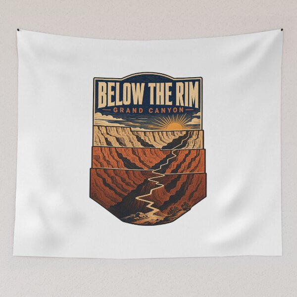 Item preview, Hiking in the desert below the rim of the Grand Canyon designed and sold by pirminio.