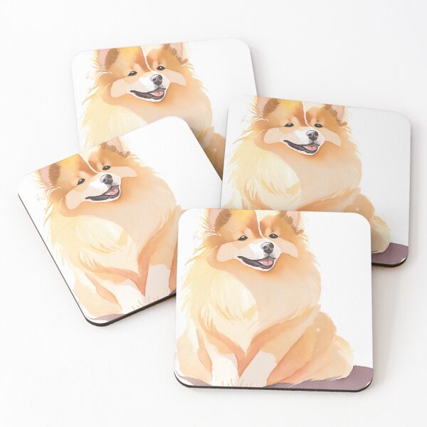 Item preview, Watercolour Finnish Lapphund designed and sold by TheresaNicole.