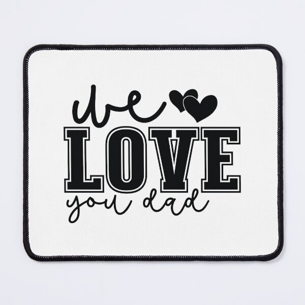 Item preview, We Love You Dad - Cute Fathers Day Retro Vintage Super Husband Family Together Children Born Blessing Cool Gift designed and sold by FuzionRaptor.
