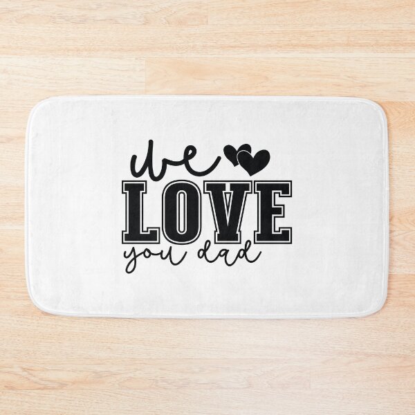 Item preview, We Love You Dad - Cute Fathers Day Retro Vintage Super Husband Family Together Children Born Blessing Cool Gift designed and sold by FuzionRaptor.