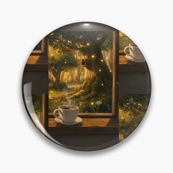 Item preview,  Cozy Coffee Window to Fantasy Forest designed and sold by Idealforme.