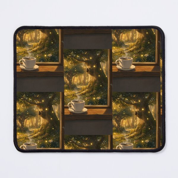 Item preview,  Cozy Coffee Window to Fantasy Forest designed and sold by Idealforme.