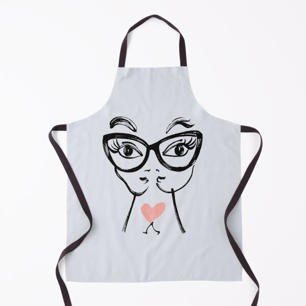 Item preview, Copy of Quirky Glasses Walking Heart Gift for Her - Eccentric Minimal Woman Art designed and sold by PixelQ.