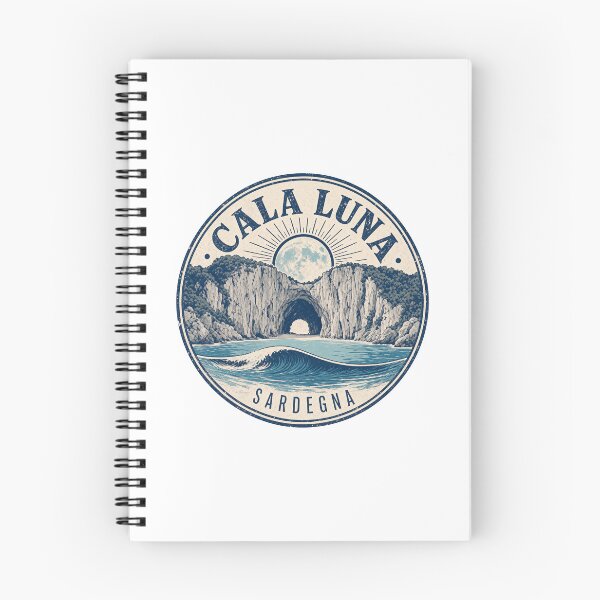 Item preview, Cala Luna Sardinia travel souvenir, Moon Cove designed and sold by pirminio.