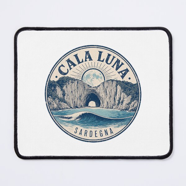 Item preview, Cala Luna Sardinia travel souvenir, Moon Cove designed and sold by pirminio.