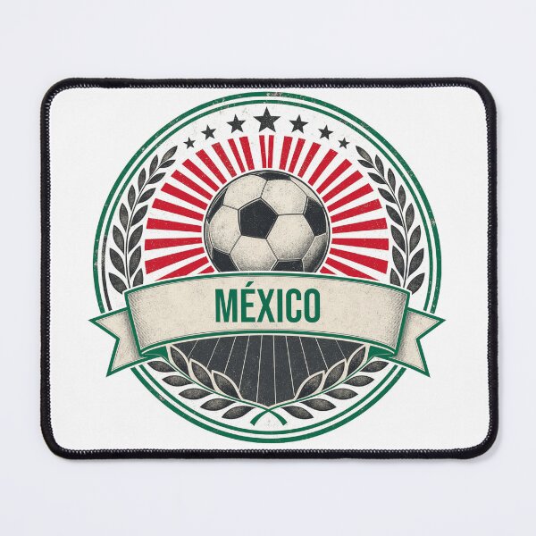 Item preview, Mexico Vintage Soccer Crest — Retro Mexican Football Badge Fan Emblem designed and sold by icemanphotos.
