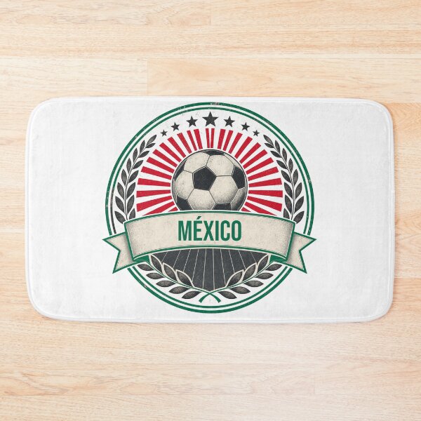 Item preview, Mexico Vintage Soccer Crest — Retro Mexican Football Badge Fan Emblem designed and sold by icemanphotos.