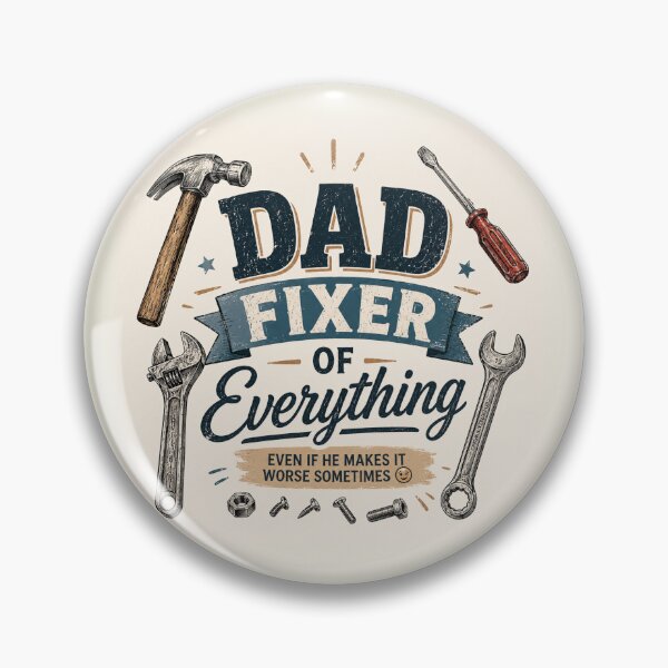 Item preview, Funny Dad Fixer of Everything Even If He Makes It Worse - Father's Day Vintage Tools designed and sold by NinaVibeStudio.