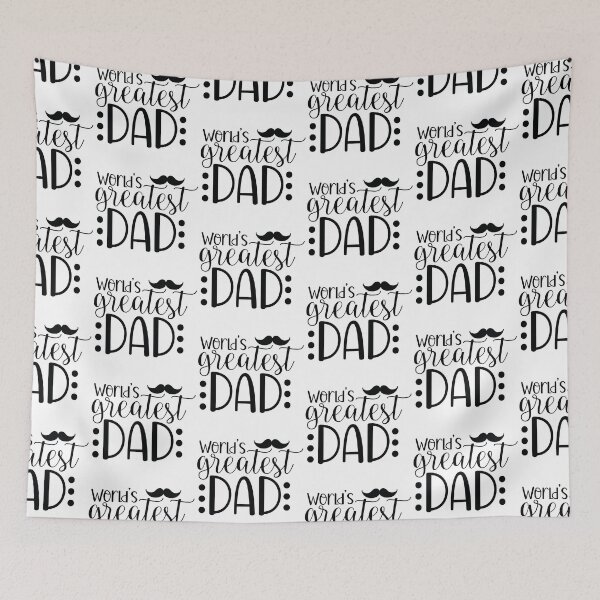 Item preview, Worlds Greatest Dad - Cute Fathers Day Retro Vintage Super Husband Family Love Cool Kid Son Daughter Gift designed and sold by FuzionRaptor.
