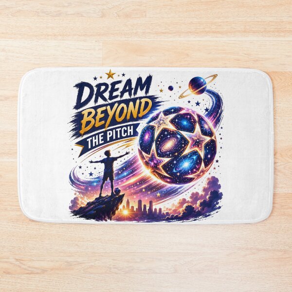 Item preview, Dream Beyond The Pitch | Cosmic Football Soccer Inspiration Design designed and sold by TrueArtVibes.