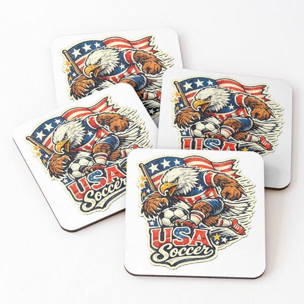 Item preview, USA Soccer Fan eagle, stars and stripes. designed and sold by Modefissi.