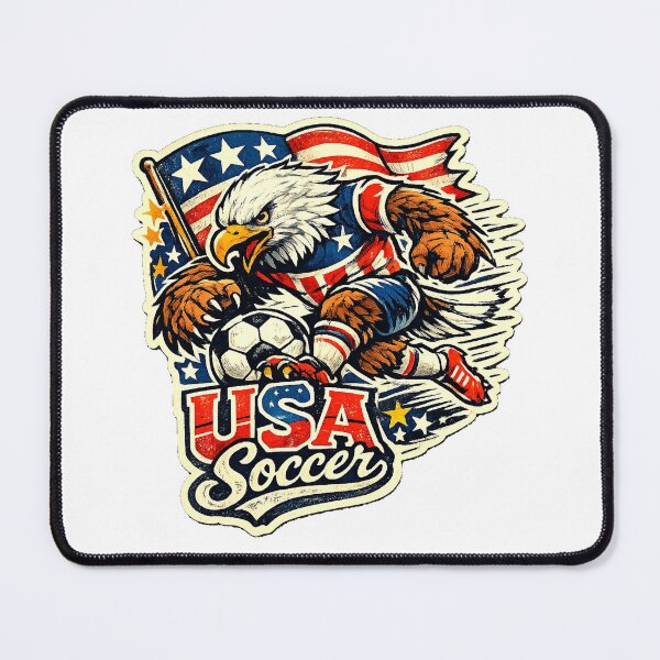 Item preview, USA Soccer Fan eagle, stars and stripes. designed and sold by Modefissi.