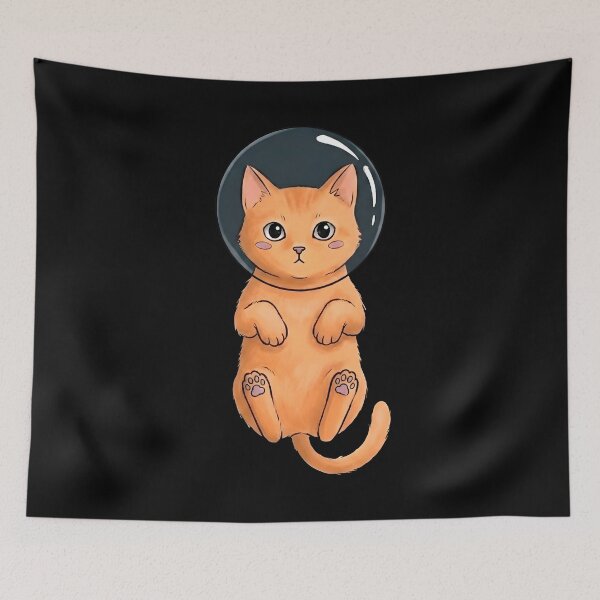 Item preview, Space Paws – Cute Astronaut Kitten designed and sold by Italkam.