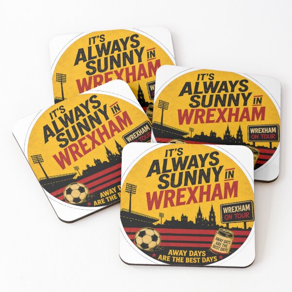 Item preview, Wrexham AFC Away Day Sticker | Red Dragons Supporters Decal | Football Fan Travel Sticker | Matchday Ultras Design designed and sold by TheOldStands.