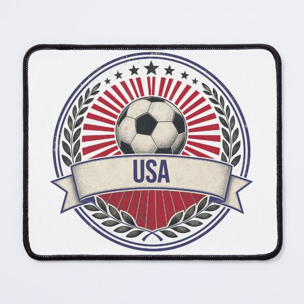 Item preview, USA Vintage Soccer Crest — Retro American Football Badge Fan Emblem designed and sold by icemanphotos.