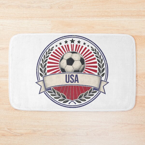 Item preview, USA Vintage Soccer Crest — Retro American Football Badge Fan Emblem designed and sold by icemanphotos.
